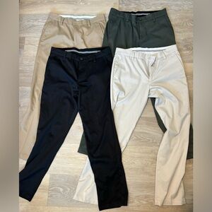 Four Pairs Amazon Essentials 31x30 Basic Slim fit Pants